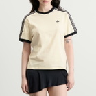 Adidas Women's 3 Stripes T-Shirt in Cream White