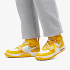 Nike Men's X Off-White Air Force 1 Mid Sp Sneakers in White/White/Varsity Maize