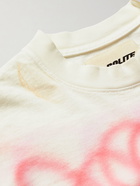 POLITE WORLDWIDE® - Puff Printed Cotton-Jersey T-Shirt - White