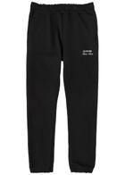 Club 1984 Essential Logo-embroidered Cotton Sweatpants Black