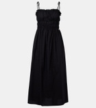 Melissa Odabash Ophelia smocked cotton midi dress