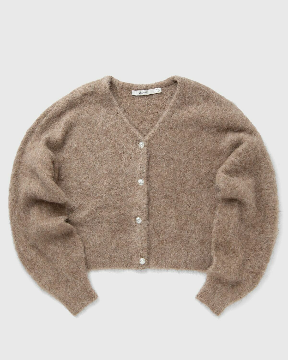 Gestuz SANAGZ CARDIGAN Brown Womens Zippers & Cardigan