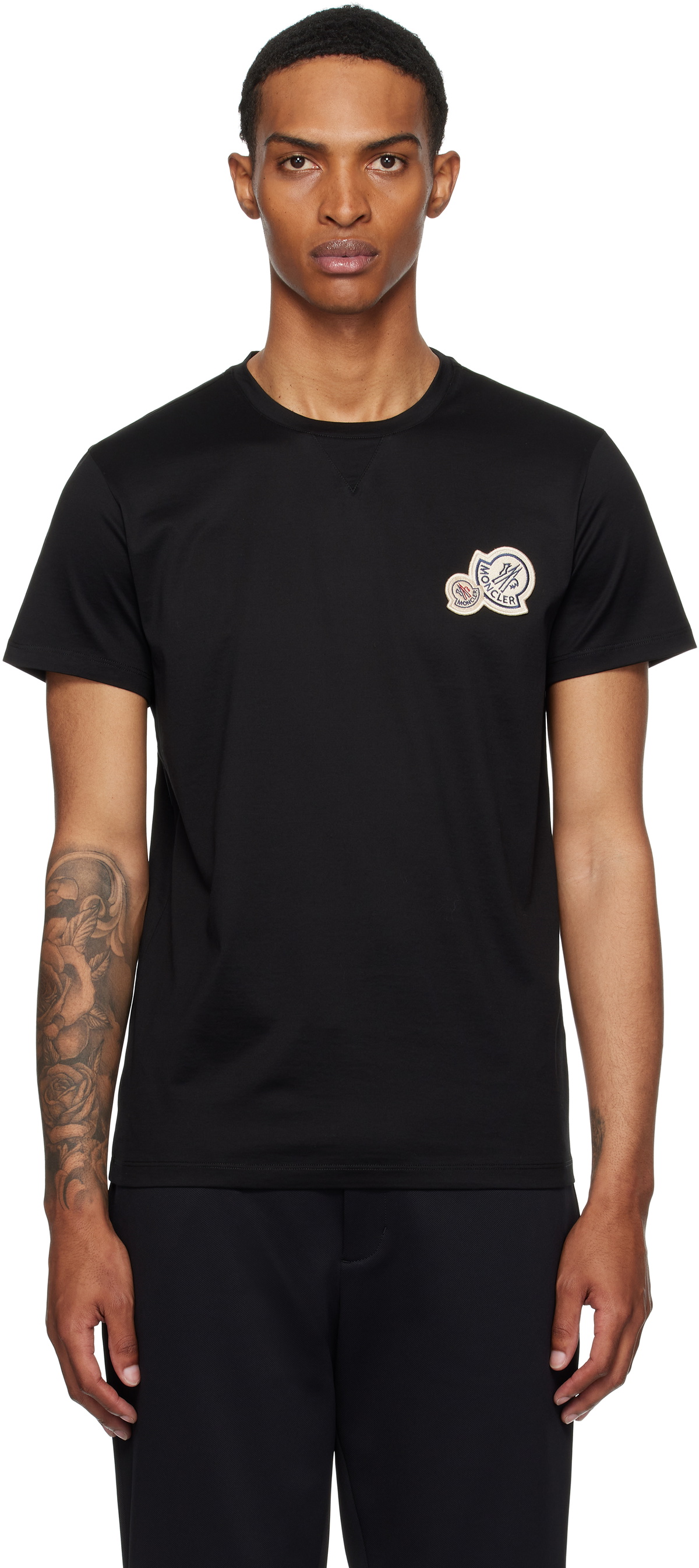【関税込み】Moncler ネイビー Archivio Creativo Tシャツ Moncler Navy Archivio Creativo T-shirt Moncler