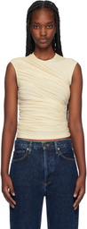 AGOLDE Off-White Ester Tank Top