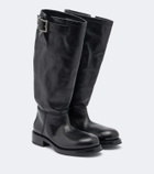 Balenciaga Leather biker boots