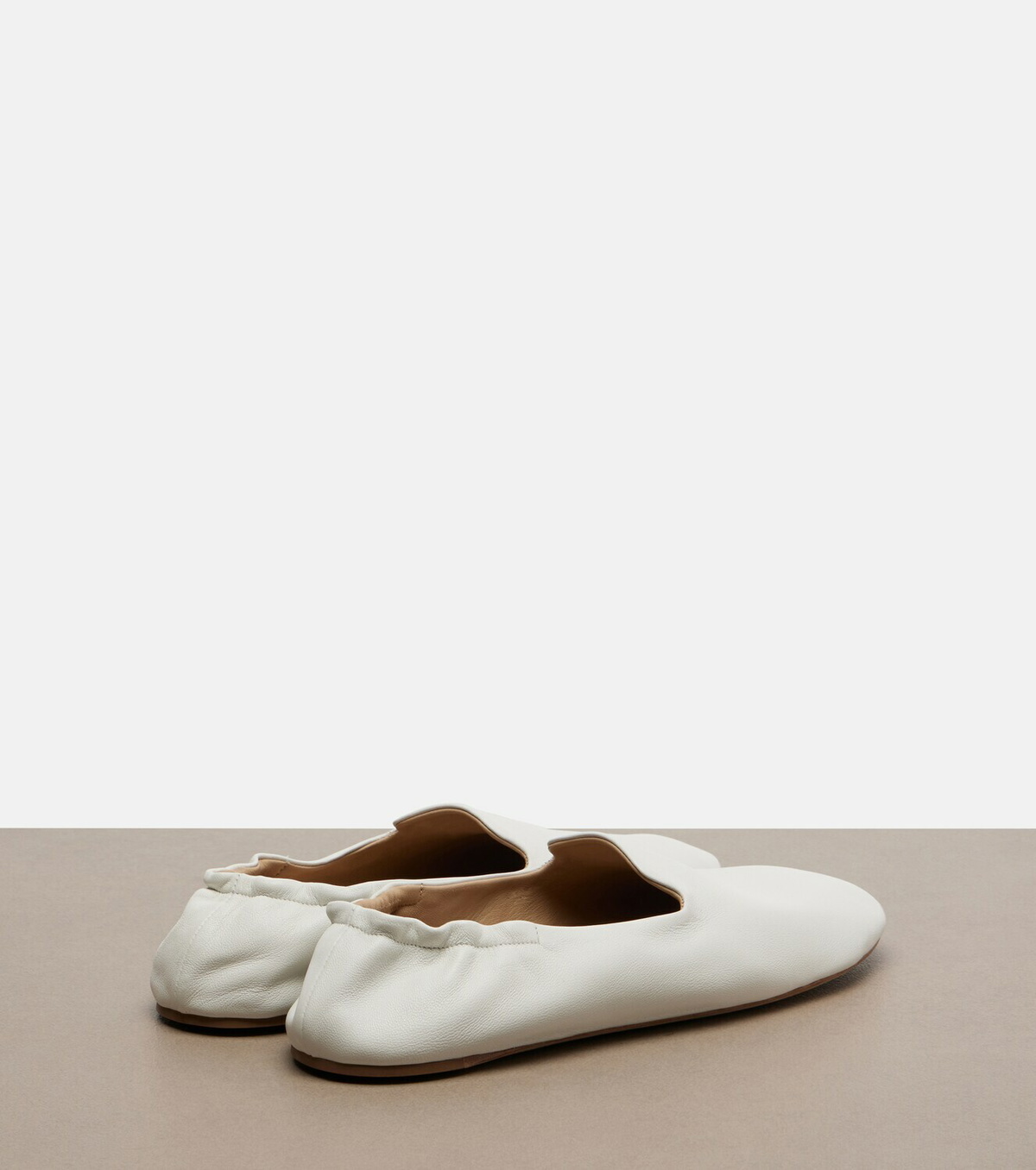 The Row Casa leather slippers