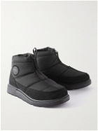 Canada Goose - Crofton Leather-Trimmed Quilted Shell Boots - Black