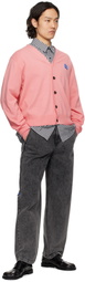 ADER error Pink Sig; TRS Tag 01 Cardigan