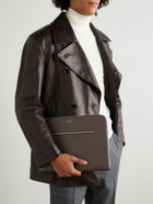 Smythson - Ludlow Full-Grain Leather Laptop Case
