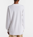 Loewe Double L cashmere blend polo sweater