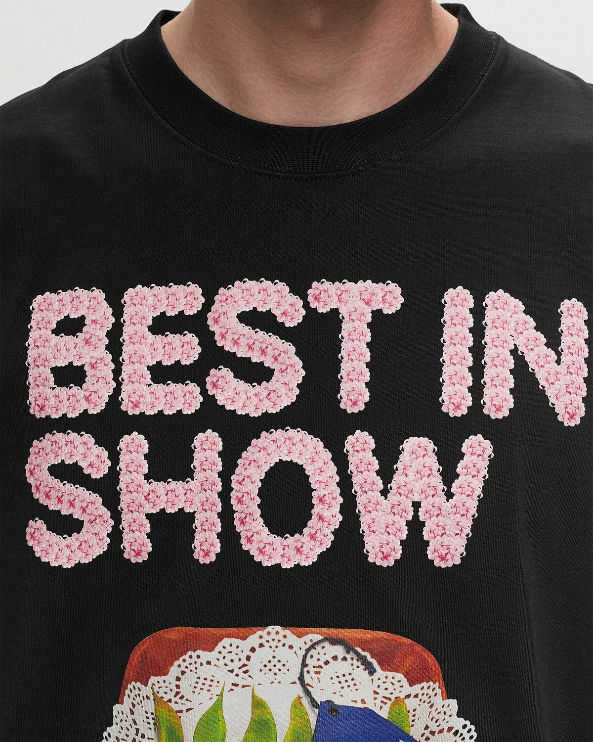 Jw Anderson Best In Show Oversized T Shirt Black Shortsleeves JW