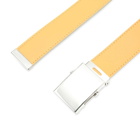 Comme des Garçons Super Fluro Leather Belt in Orange/Yellow