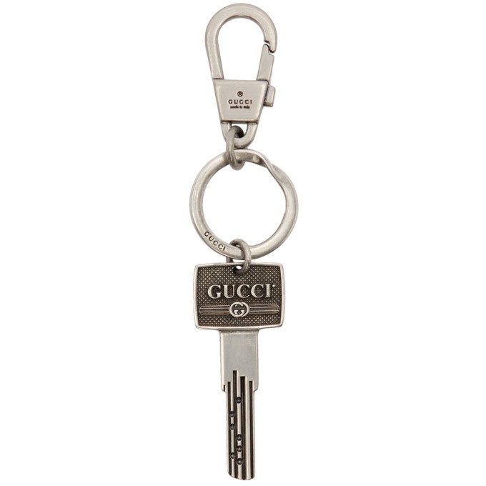 Photo: Gucci Silver Logo Key Keychain