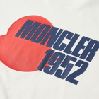 Moncler Men's Genius 1952 Chest Logo T-Shirt in Ecru