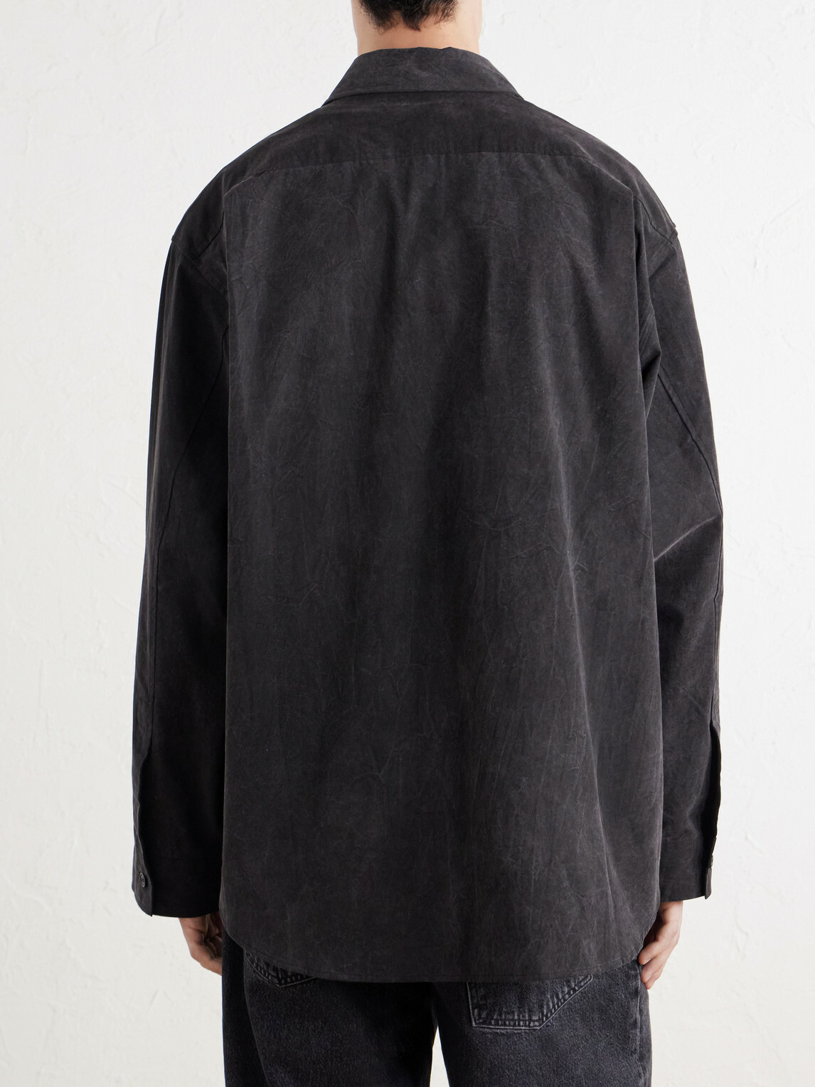 AGOLDE - Boyle Cotton Shirt - Black