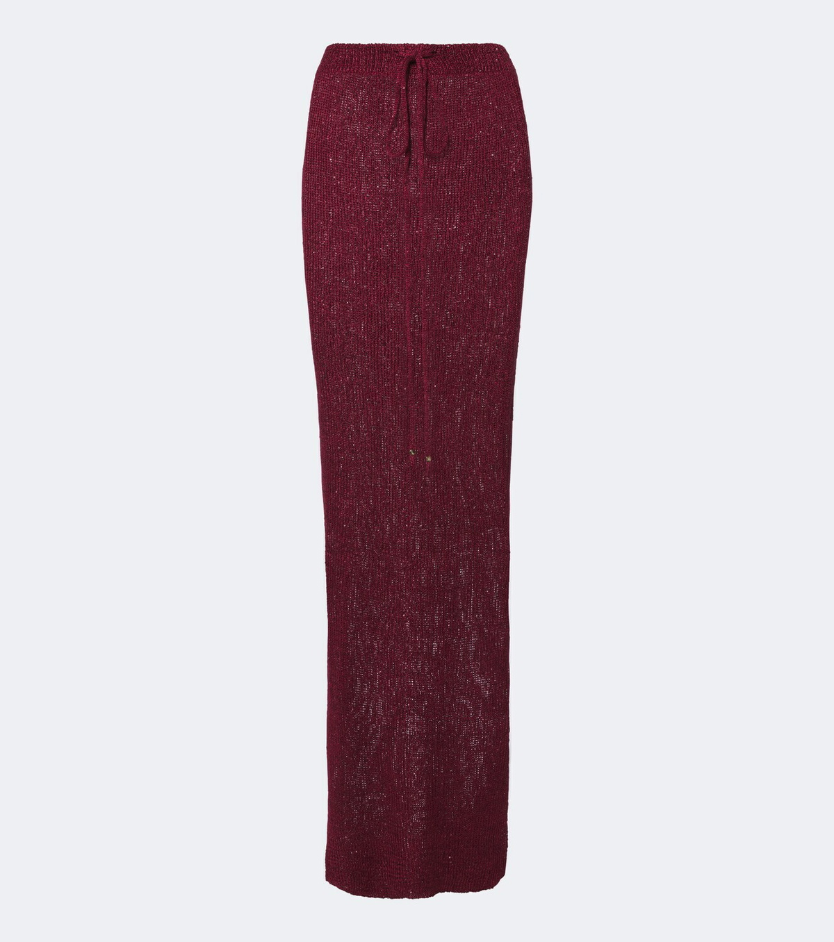 Bananhot Alma sequined knitted maxi skirt