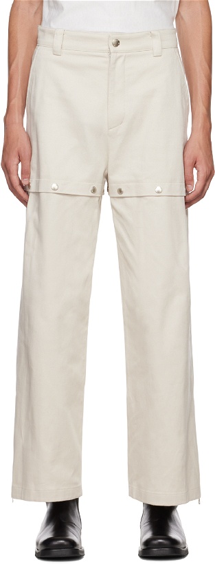 Photo: System Beige Snap Trousers