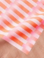 Richard James - Striped Cotton-Voile Pocket Square