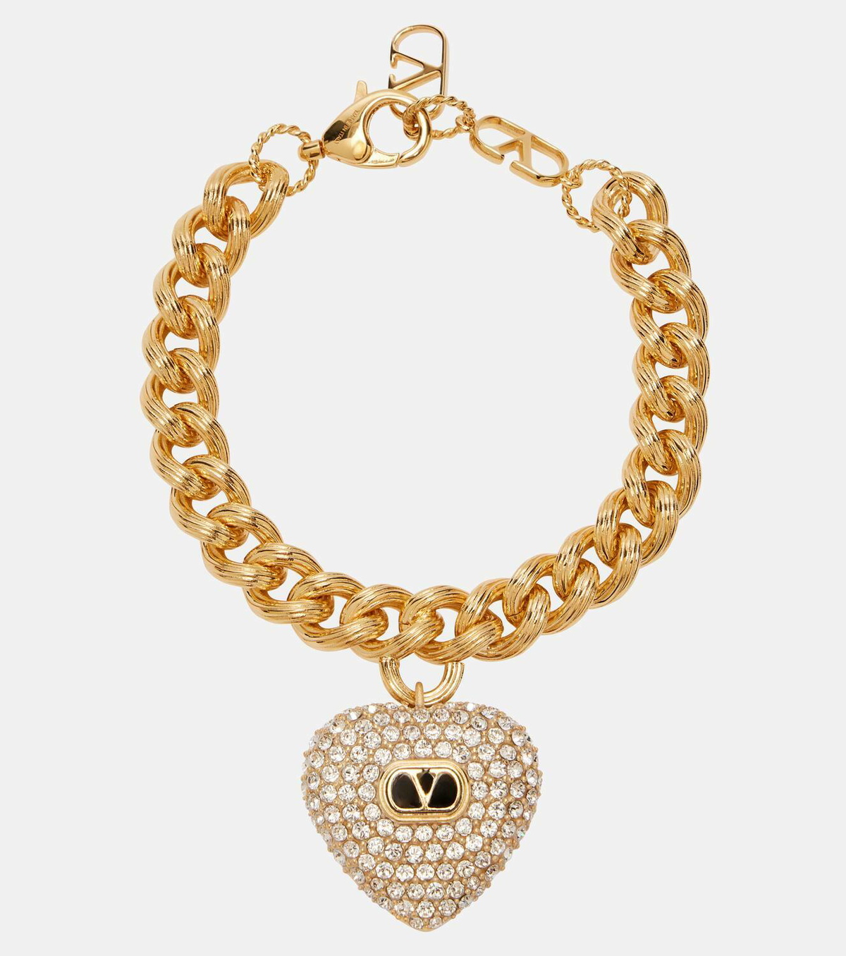 Valentino Coeur Royal VLogo charm bracelet