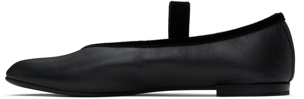 Repetto Black Lilouh Rubber Sole Mary Jane Ballerina Flats
