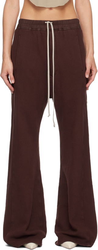 Photo: Rick Owens DRKSHDW Burgundy Concordians Pusher Lounge Pants