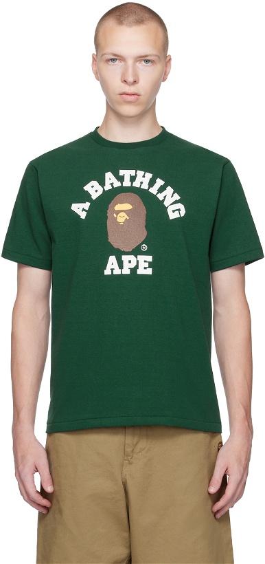 Photo: BAPE Green College T-Shirt