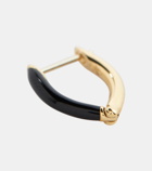 Melissa Kaye Cristina 18kt gold single hoop earring