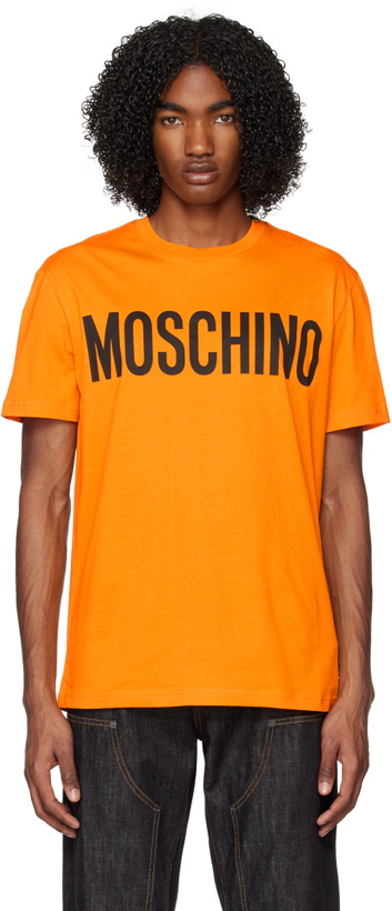 Photo: Moschino Orange Printed T-Shirt
