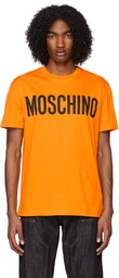 Moschino Orange Printed T-Shirt