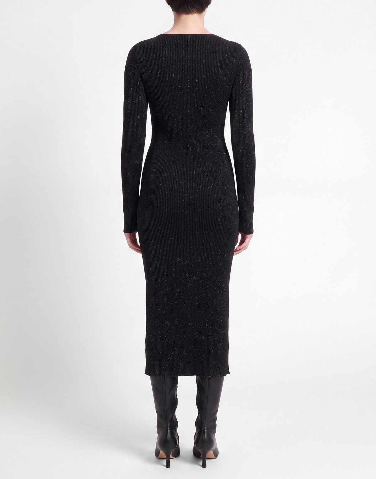 Jucca Womens Midi dress in Black
