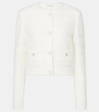 Nina Ricci Cotton-blend tweed cardigan