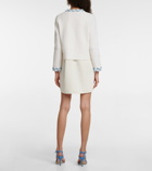 Oscar de la Renta Wool-blend tweed jacket