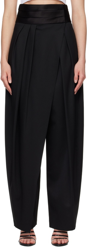 Photo: ALAÏA Black Tux Round Wool Trousers