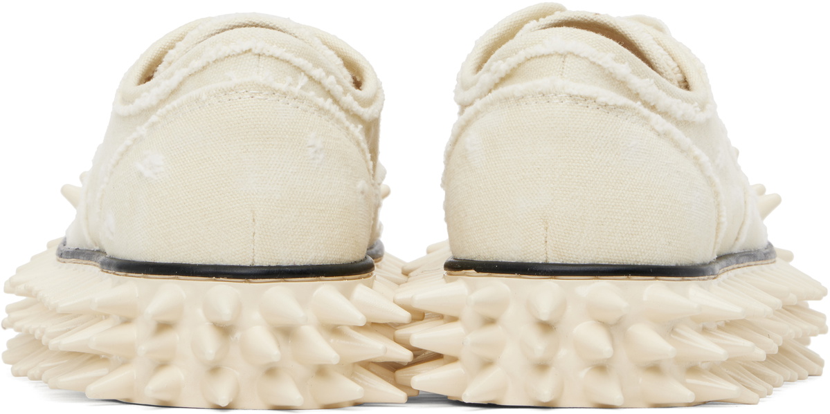 doublet Off-White Spiky Canvas Sneakers