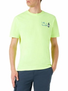 MC2 Saint Barth Man Cotton T-shirt With Like A Virgin Embroidery