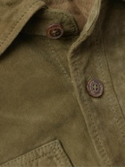 Polo Ralph Lauren - Suede Overshirt - Green