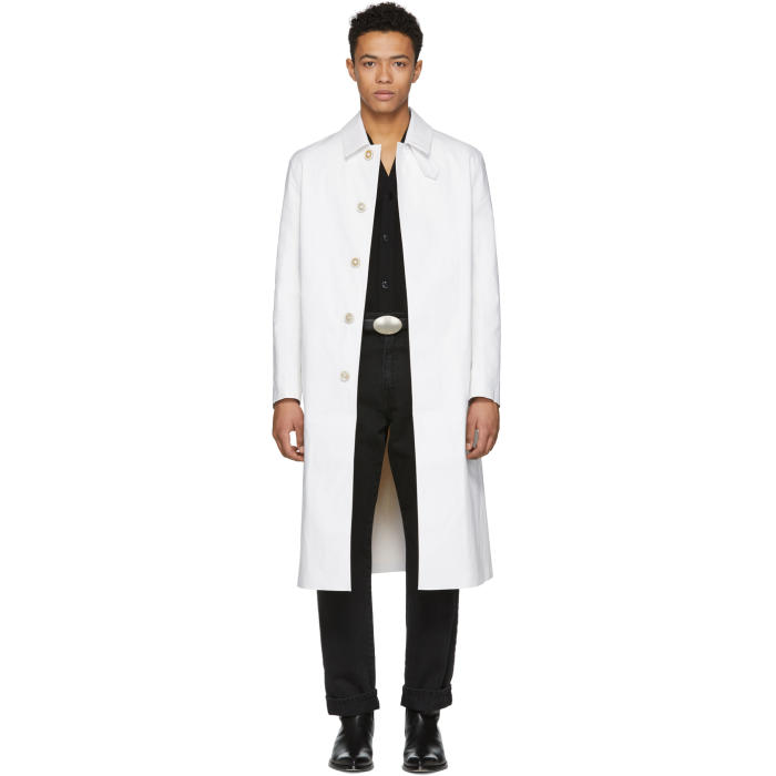 Maison Margiela Off-White Mackintosh Edition Coat