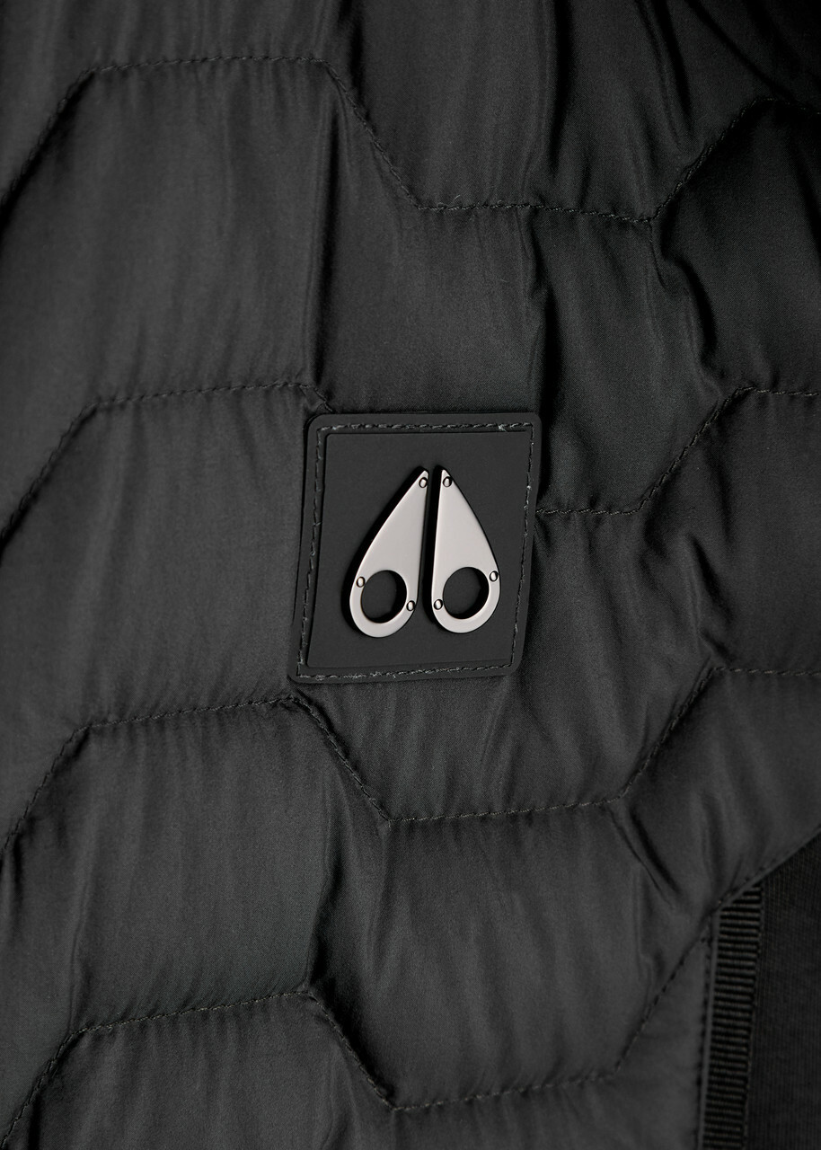 Moose Knuckles Granite Quilted Nylon Gilet Black