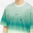 Adidas Men's x SFTM Graphic T-Shirt in Hazy Green/Tech Forest