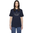 adidas Originals Navy Outline Trefoil T-Shirt