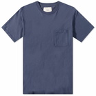 Folk Men's Pocket Assembly T-Shirt in Steel