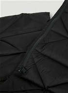 Re-Nylon Quilted Hooded Scarf in Black