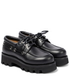 Proenza Schouler - Moc leather platform Derby shoes