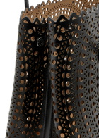 Alaïa Mina 32 Laser-cut Leather Tote - Black - One Size