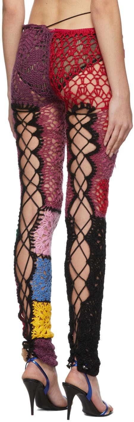 Katya Zelentsova SSENSE Exclusive Multicolor Crochet Leggings