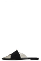 Nensi Dojaka Black Pointed Toe Mule Flats