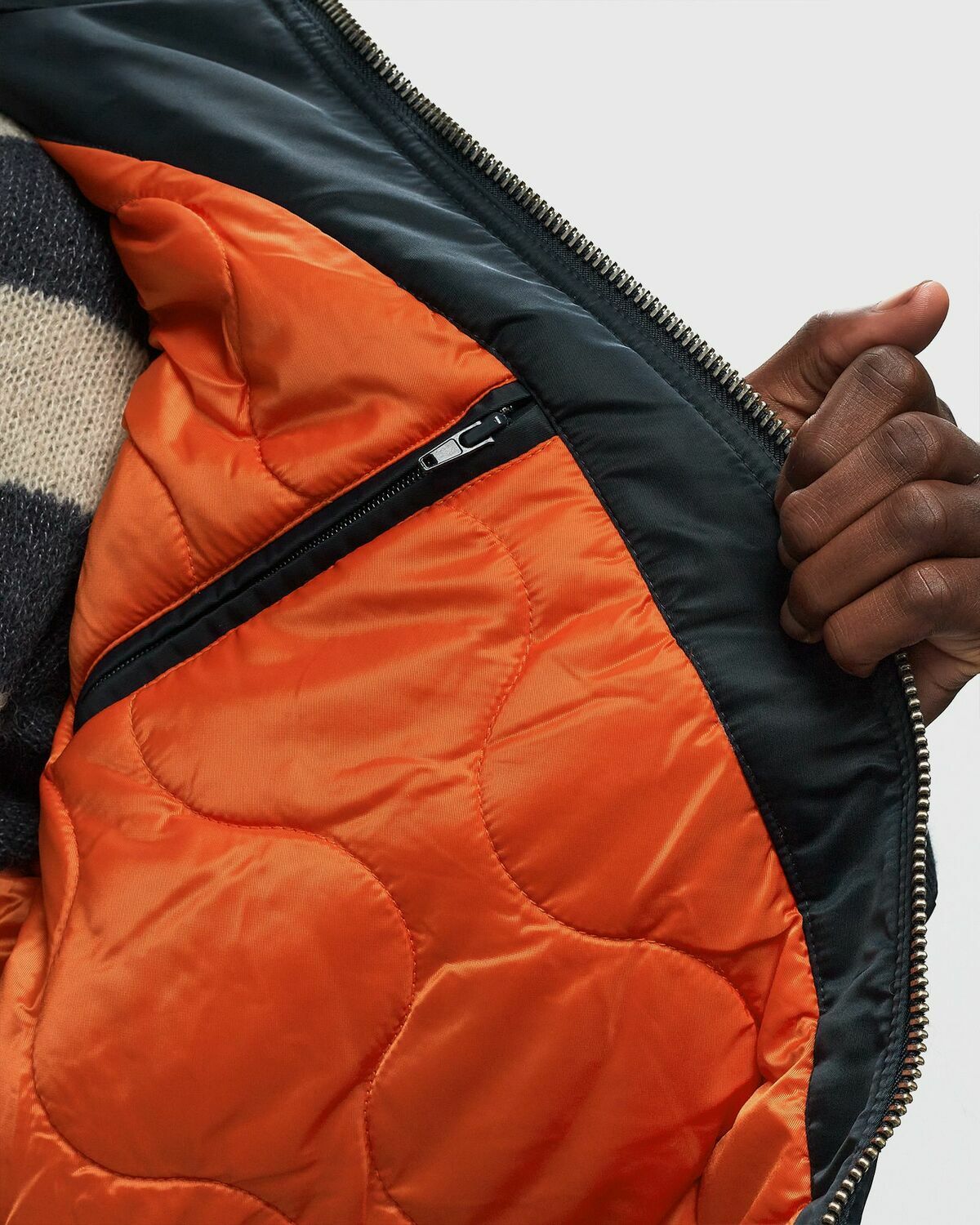Schott Nyc X Bstn 210100 Rs Jacket Blue Bomber Jackets