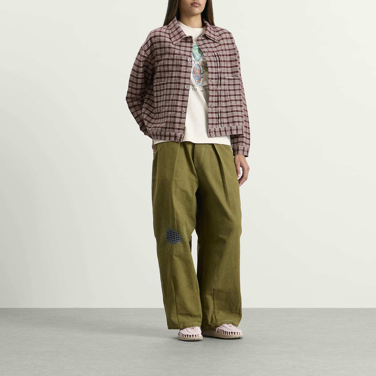 Story mfg. Scarecrow Lush Pants - Presented by END. in Olive