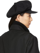 Yohji Yamamoto Black Wool Cap