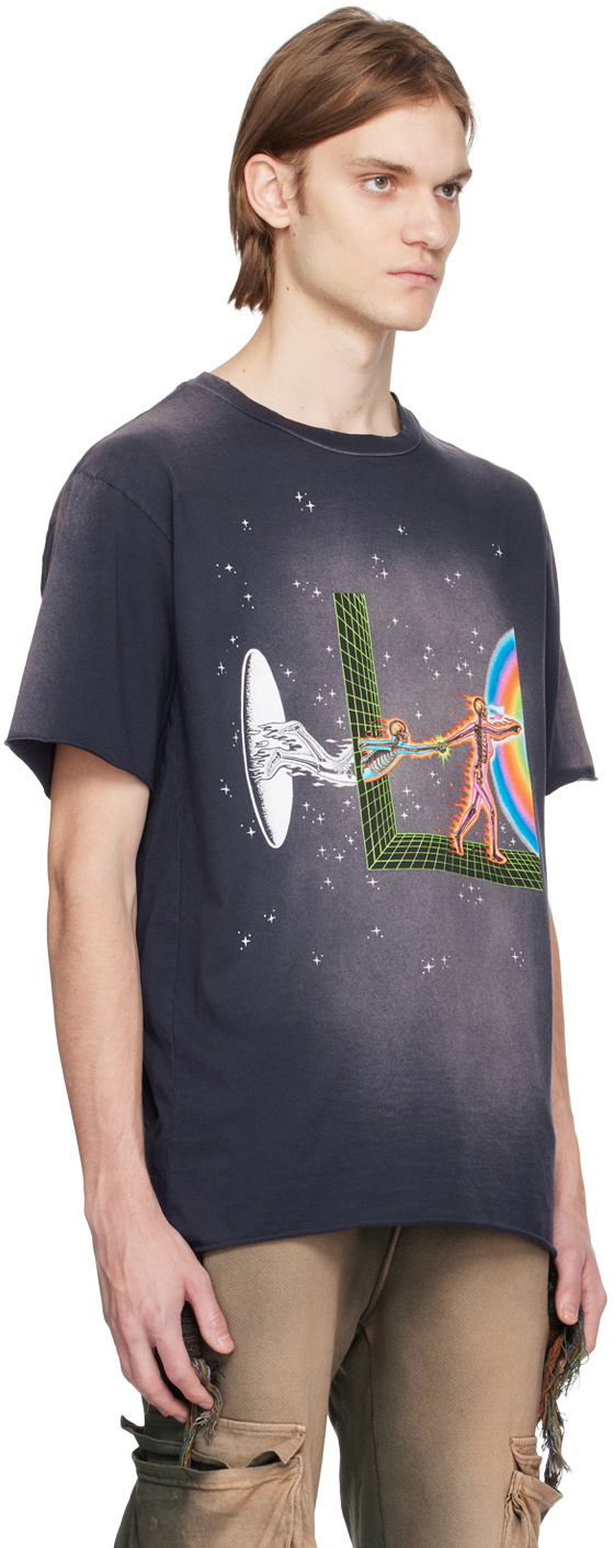 Alchemist Navy Printed T-Shirt
